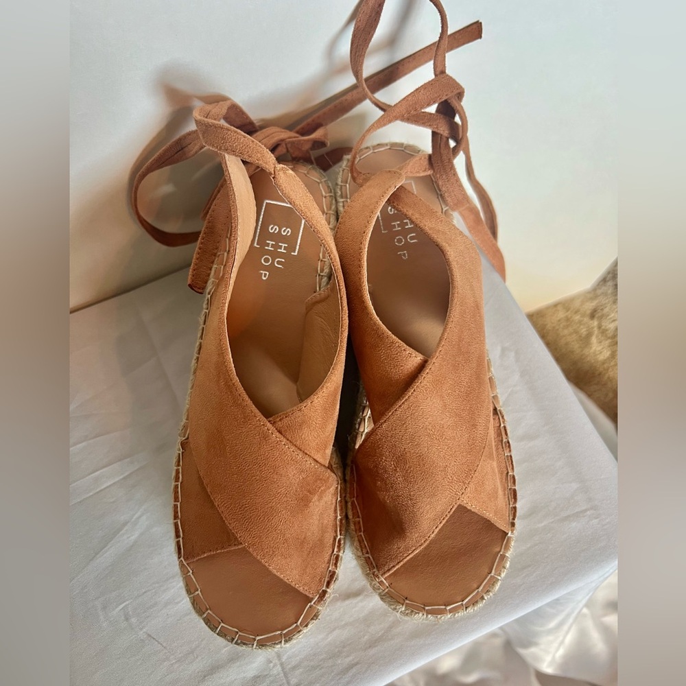 NWOT ShuShop Juno Espadrille Sandals - Picture 6 of 11